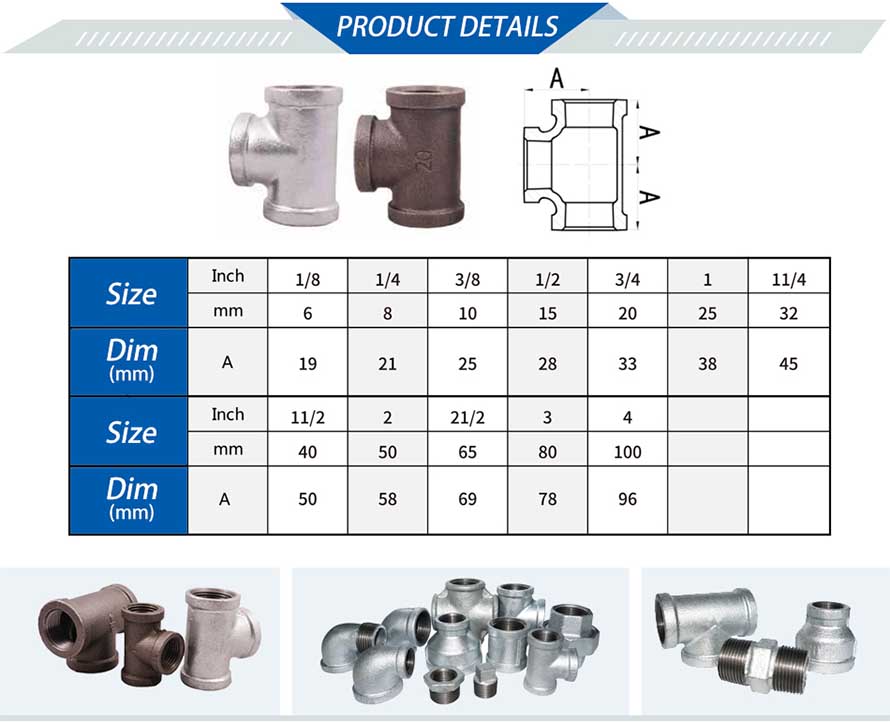Malleable iron pipe fitting1