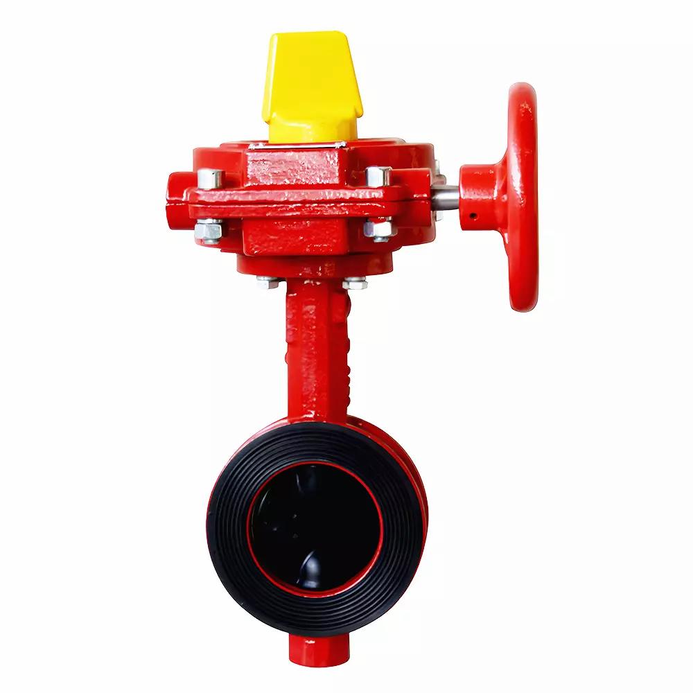 Leyon UL FM Approved Fire Fighting Grooved Butterfly Valve