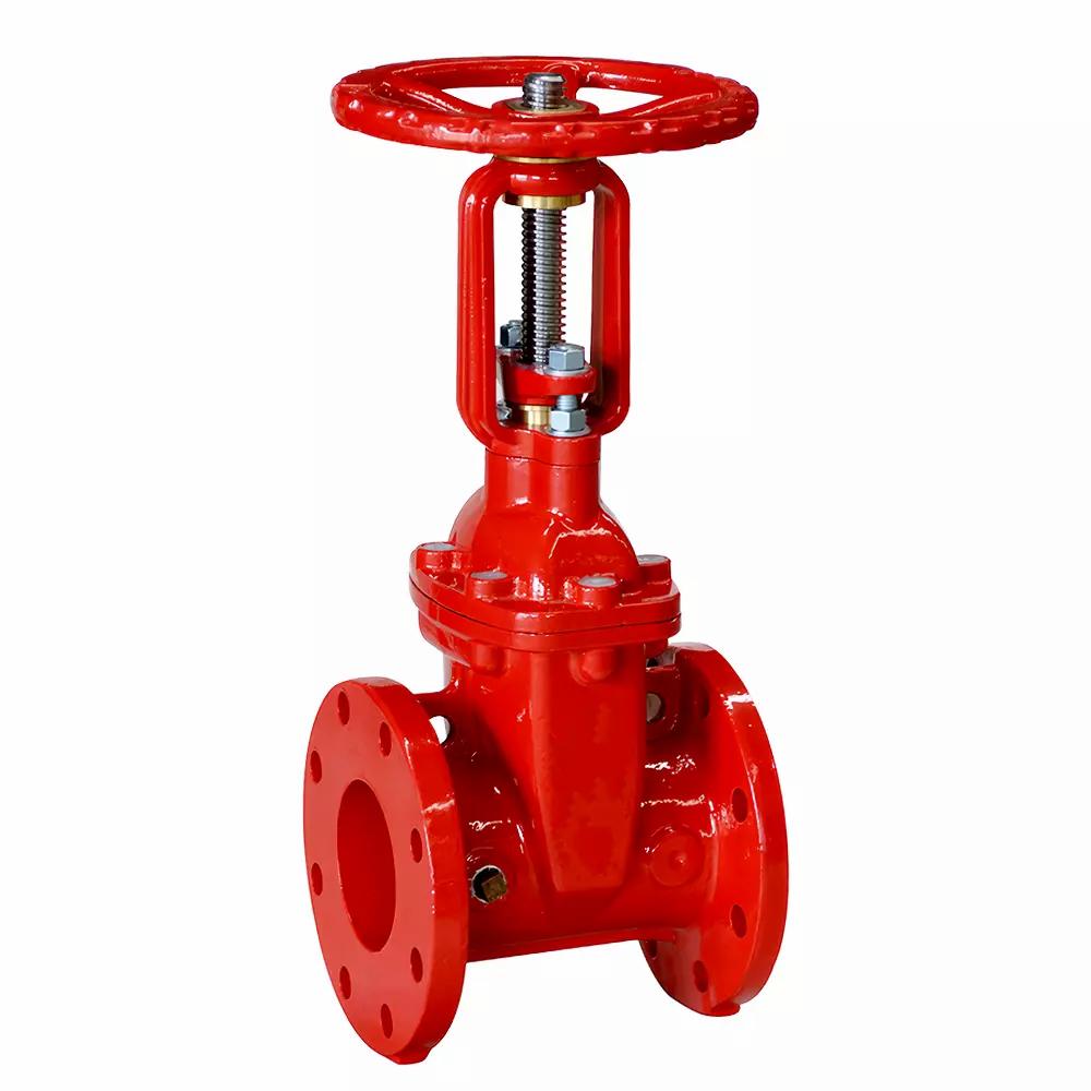 Leyon UL FM Approved Fire Fighting FireLock Din F4 Flanged Resilient OSY Gate Valve