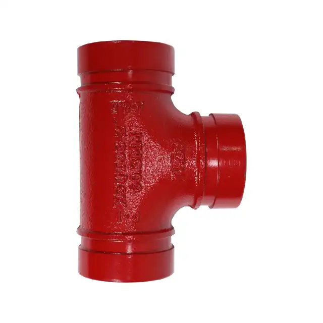 Leyon UL FM Approved Fire Fighting Grooved Pipe Fittings 130S Equal Tee