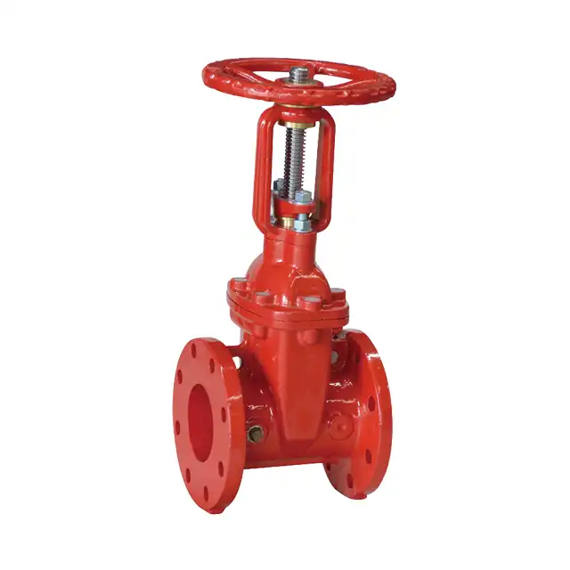 Leyon UL FM Approved Fire Fighting FireLock Din F4 Flanged Resilient OSY Gate Valve