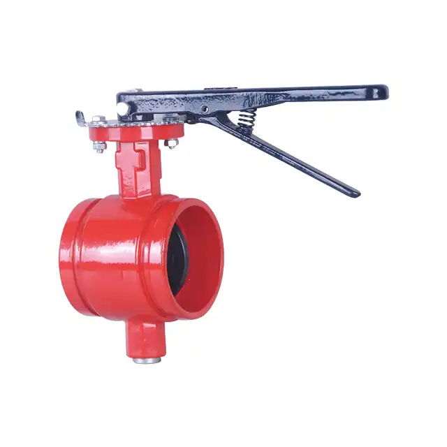 Leyon UL FM Approved Fire Fighting Grooved Butterfly Valve