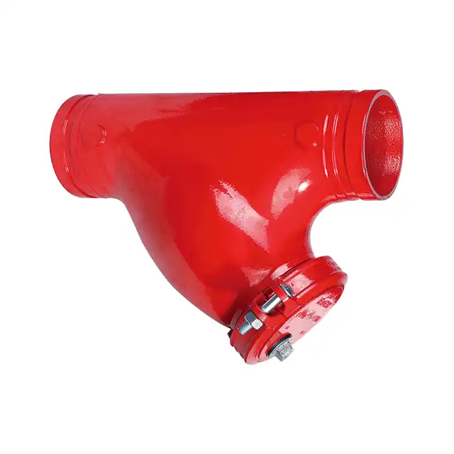 Leyon UL Approved Fire Fighting Grooved Y Type Strainer