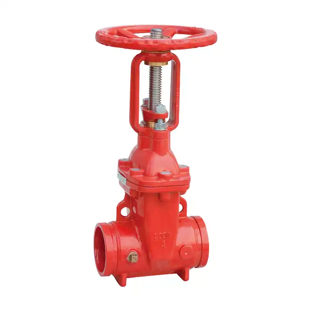 Leyon UL FM Approved Fire Fighting FireLock Din F4 Flanged Resilient OSY Gate Valve