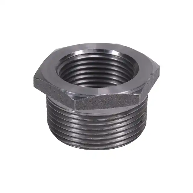 Leyon Carbon Steel Pipe Fitting Threaded Hex Head Forged Bushing
