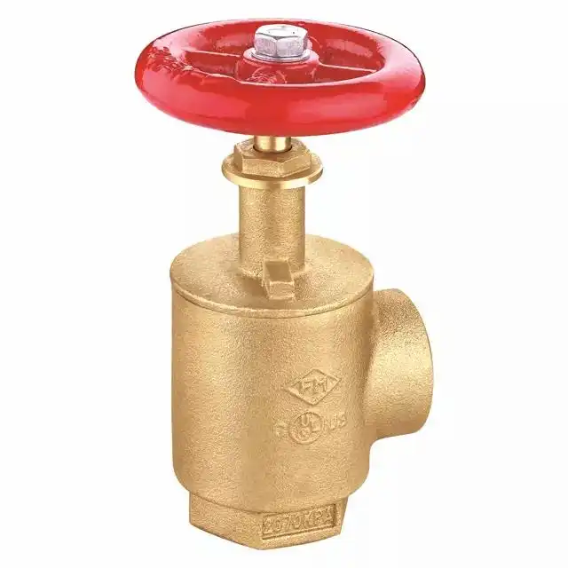 Leyon UL FM Fire Fighting Brass Angle Hose Valve