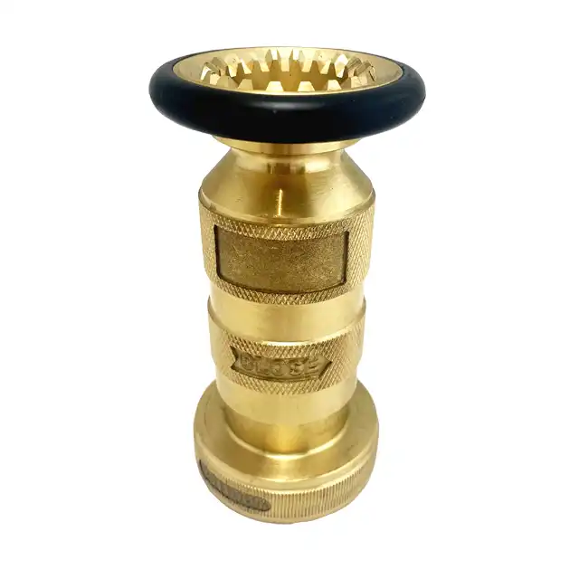 Leyon UL FM Approved Fire Hose Brass Nozzle