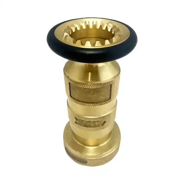 Leyon UL FM Approved Fire Hose Brass Nozzle