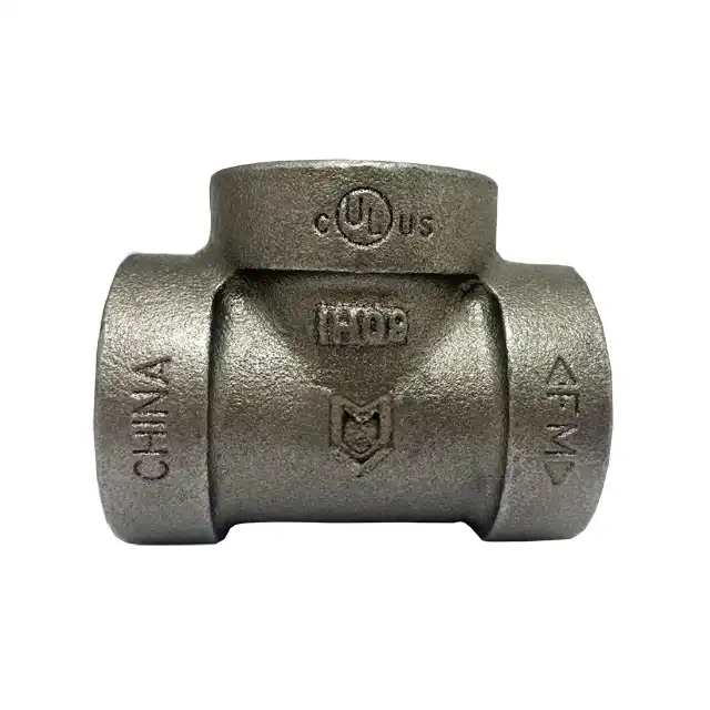 Leyon FM UL Grey Steel 300PSI Cast Iron Female Threaded Fittings Tee