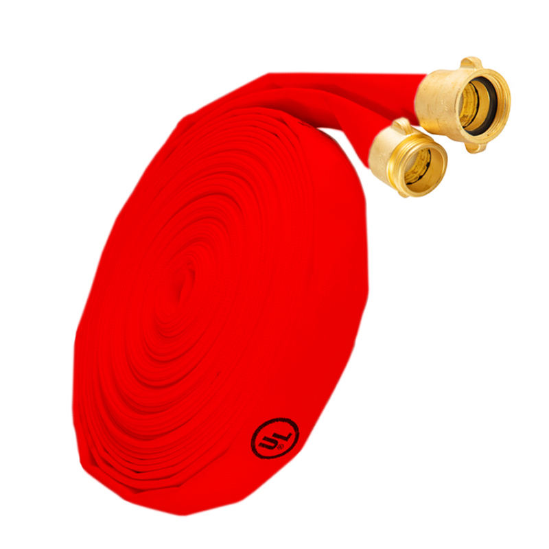 Leyon FM UL High Quality Fire Sprinkler System Single Double Jacket Pipe Fitting Fire Protection System PVC EPDM Red Fire Hose